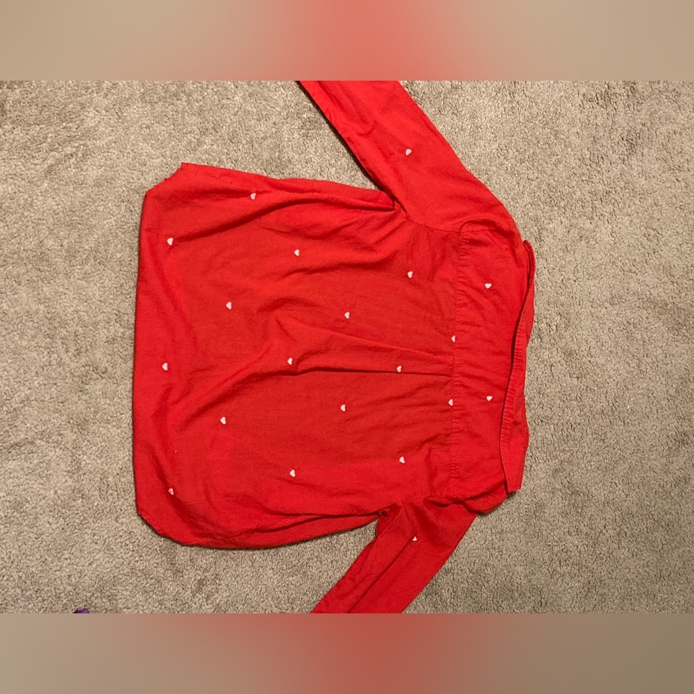 valentines button down size medium - Picture 2 of 2